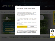 Tablet Screenshot of lampe.fr